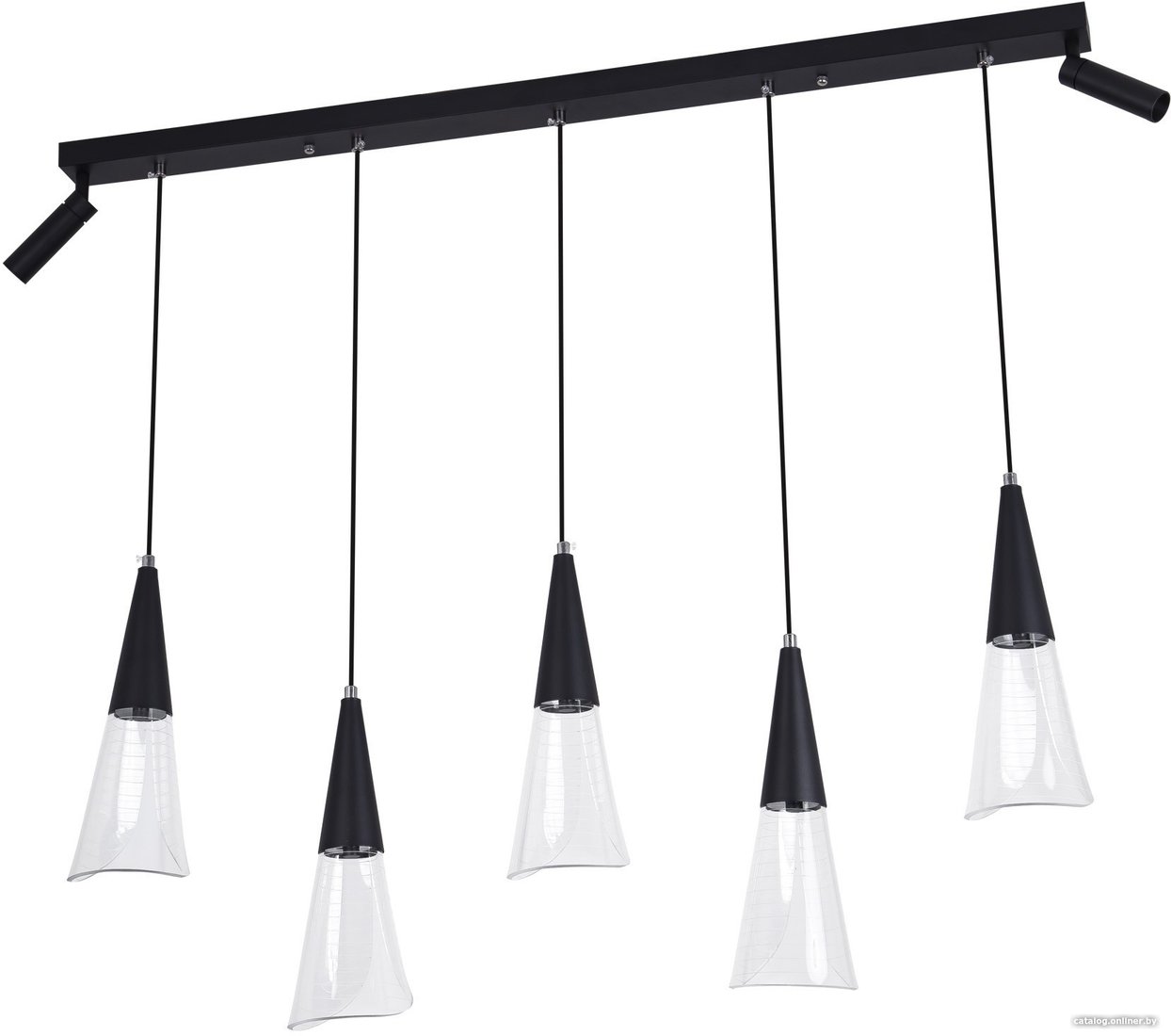 Подвесная люстра LED4U L7105-7 BK