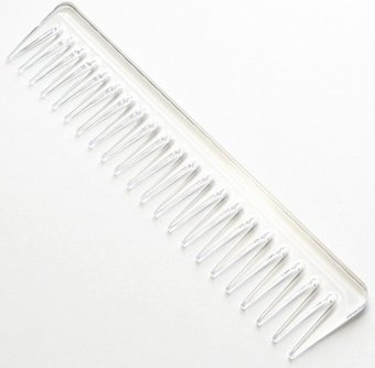 Расческа гребень Janeke Supercomb 80871TRA (прозрачный хрусталь)