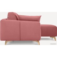 Угловой диван Divan Льери Мини Velvet Coral 240322 (розовый)