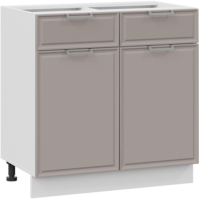 

Шкаф напольный Трия Белладжио 1Н8Я1 (белый/софт капучино)