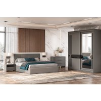 Тумба Mio Tesoro Камелия 1К (графит серый)