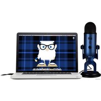 Проводной микрофон Blue Yeti (синий)