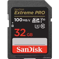 Карта памяти SanDisk Extreme PRO SDHC SDSDXXO-032G-GN4IN 32GB