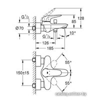 Смеситель Grohe Eurostyle [23726003]