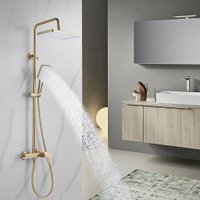 Душевая система  Shevanik S4436G (золотой сатин)
