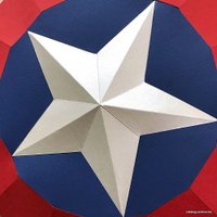 PaperCraft PAPERRAZ Щит Капитана Америки