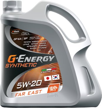 

Моторное масло G-Energy Synthetic Far East 5W-20 4л