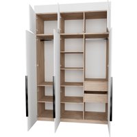 Шкаф распашной Рэйгрупп Рэй S274-В6-2-EB В6-2 (дуб элисон/белый премиум)