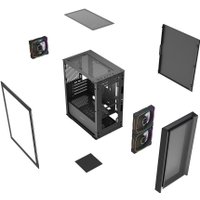 Корпус Powercase Mistral SM03 ARGB CMMSM03B-A3