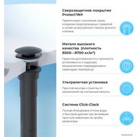 Сифон Wellsee Drainage System 182120003 (сифон, донный клапан, матовый черный)