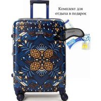 Чемодан-спиннер L'Case RIO-M 69/79 л (принт ананас)