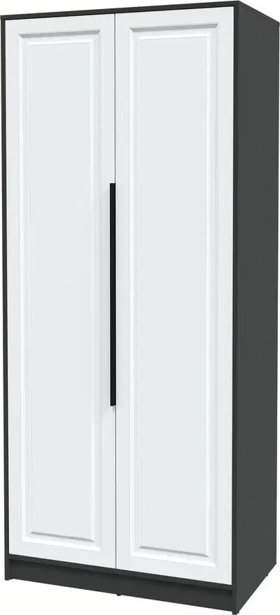 

Шкаф распашной Интерлиния Концепт КТ-Ш2 Деко (антрацит/белый)