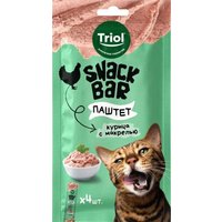 Лакомство для кошек Triol Snack Bar Паштет из курицы с макрелью (40 г)