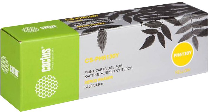 

Картридж CACTUS CS-PH6130Y (аналог Xerox 106R01284)