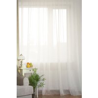 Комплект штор и гардин Mio Tesoro Блэкаут 150x260 + Гардина Soft Lines 306 400x270 (песочный, белый лен) в Борисове