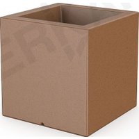 Кашпо Berkano Quarter 40 (коричневый гранит)