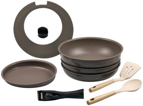 

Набор сковород Lara LR01-301 (коричневый)