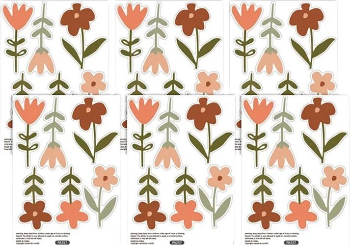 

Наклейка на стену Sundays Home 640800072A (36 шт)