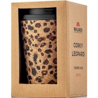 Многоразовый стакан Walmer Corky Leopard W24350004 350мл (пробковый)