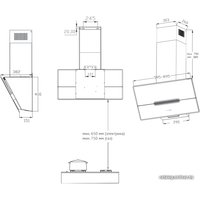 Кухонная вытяжка Korting KHC 91950 GXN