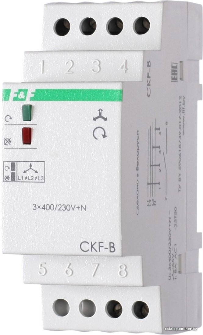 Реле контроля фаз Евроавтоматика F&F CKF-B EA04.002.002