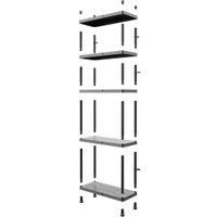 Стеллаж Qbrick System Regular Shelving System 74/32x5 M Mix