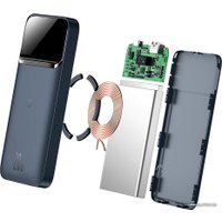 Внешний аккумулятор Baseus Magnetic Wireless PPMT-03 10000mAh (темно-синий)