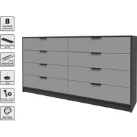 Комод Интерлиния Концепт КТ-К197 (серебро/антрацит)