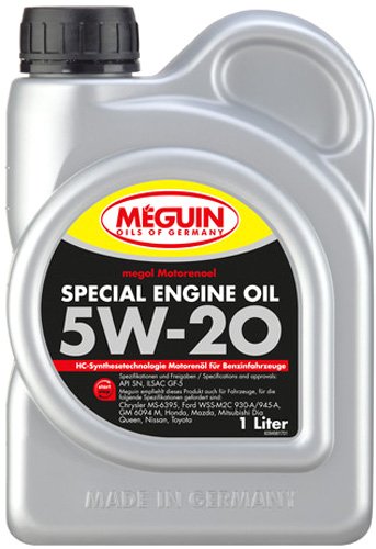

Моторное масло Meguin Megol Special Engine Oil 5W-20 1л [9498]