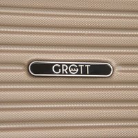 Чемодан Grott 340-619/3-18GLD (золотой)