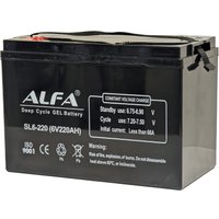 Тяговый аккумулятор ALFA 6V-220Ah(C20) L+ (220 А·ч)