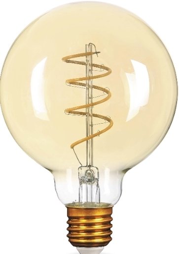 

Светодиодная лампочка Gauss Filament G120 Flexible E27 6 Вт 2400 К 158802008