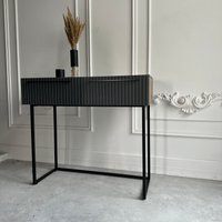 Консольный стол Shtabe Gross 6111 (RAL 7012/H1181/черный)