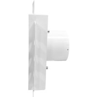 Вентиляционная решетка HOMY Air Pro APT125WMS 25x25 с маяком (белая)