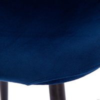 Стул TetChair Breeze mod. 4724 (темно-синий/черные ножки)