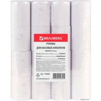 Чековая лента  BRAUBERG 57 мм x 30 м 48 г/м2 16 шт 110898