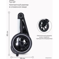 Универсальная коляска Rant MOWbaby Zoom PU (2 в 1, silver black)