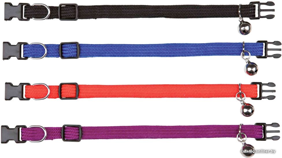 Ошейник Trixie Elastic с колокольчиком, цвета в ассортименте (4154)