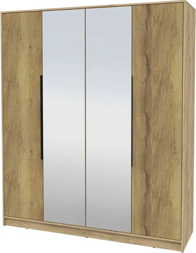 

Шкаф распашной Интерлиния Концепт КТ-Ш4з Глосс (дуб золотой/дуб вотан)