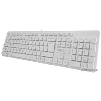 Клавиатура Delux KA150U (белый)