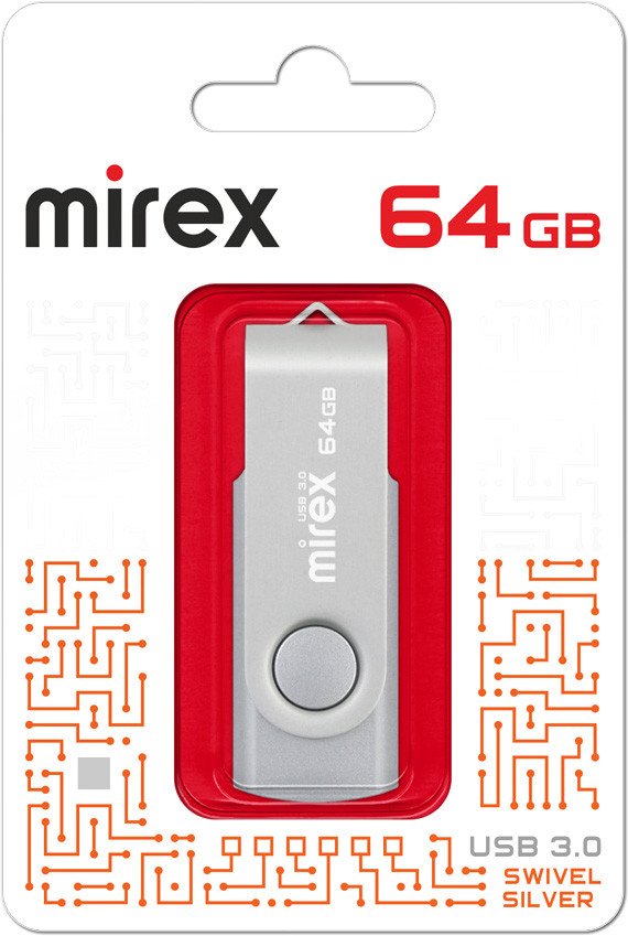 

USB Flash Mirex Color Blade Swivel 3.0 64GB 13600-FM3SVS64
