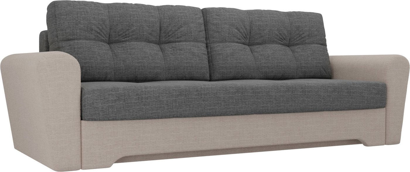 

Диван Лига диванов Амстердам 100033 (рогожка, серый/бежевый)