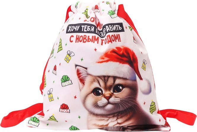 

Мешок для обуви Milo Toys Котик в шапке 10364444