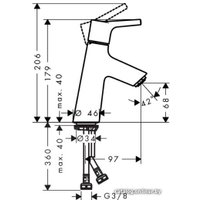 Смеситель Hansgrohe Talis S 72011000 (хром)