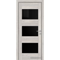 Межкомнатная дверь Triadoors Luxury 580 ПО 60x190 (lagoon/лакобель черный)