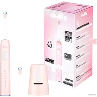 Электрическая зубная щетка Vitammy SMILS (розовая пудра)