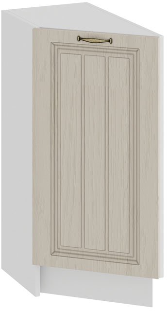 

Шкаф напольный Трия Лина 1Н3Т (белый/кремовый)