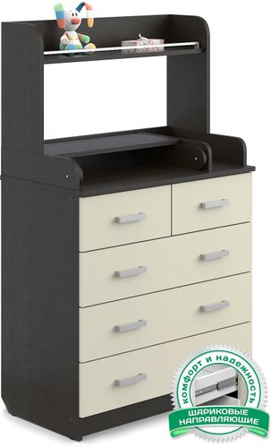 Атон Мебель Сириус-2 с полкой 805 (венге/слоновая кость)