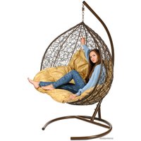Подвесное кресло BiGarden Gemini (коричневый/бежевый)