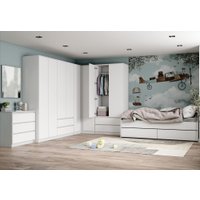 Шкаф распашной ДСВ Мори МШ 900.2 (белый)